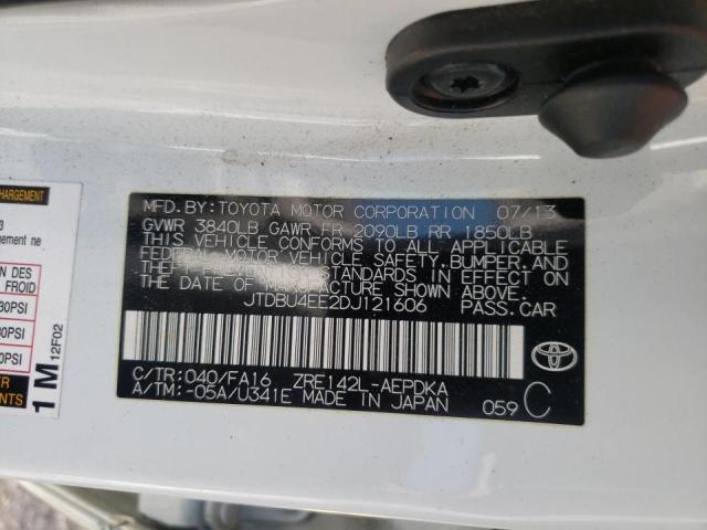 Photo 10 from auction – 2013 TOYOTA COROLLA BA with VIN JTDBU4EE2DJ121606