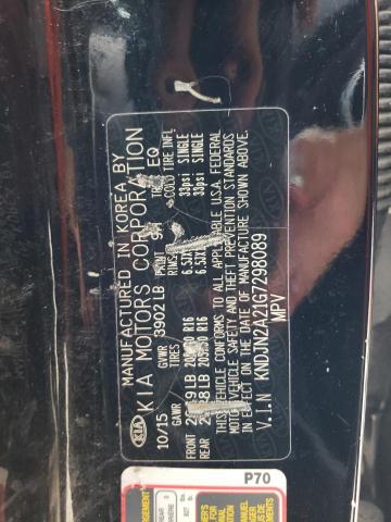 Photo 10 from auction – 2016 KIA SOUL with VIN KNDJN2A21G7298089