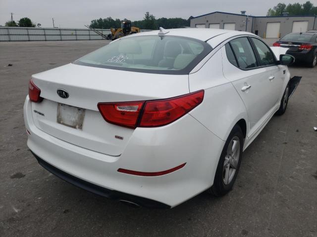 Photo 4 from auction – 2014 KIA OPTIMA LX with VIN 5XXGM4A70EG314761