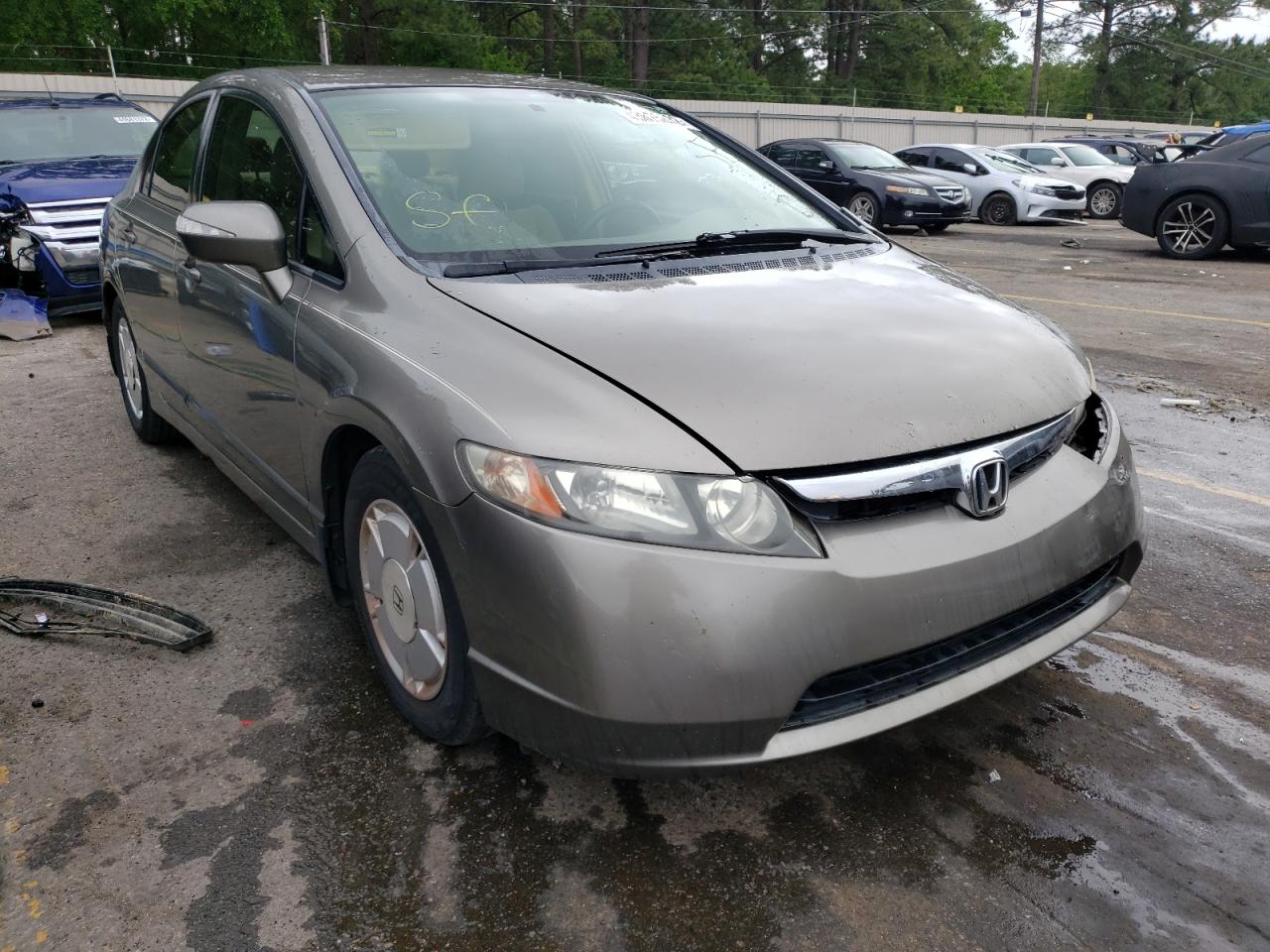 Photo 1 from auction – 2007 HONDA CIVIC HYBR with VIN JHMFA36207S000613