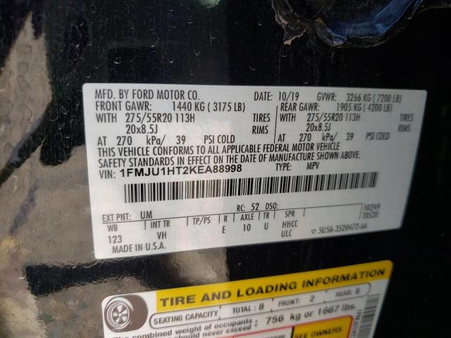 Photo 10 from auction – 2019 FORD EXPEDITION with VIN 1FMJU1HT2KEA88998