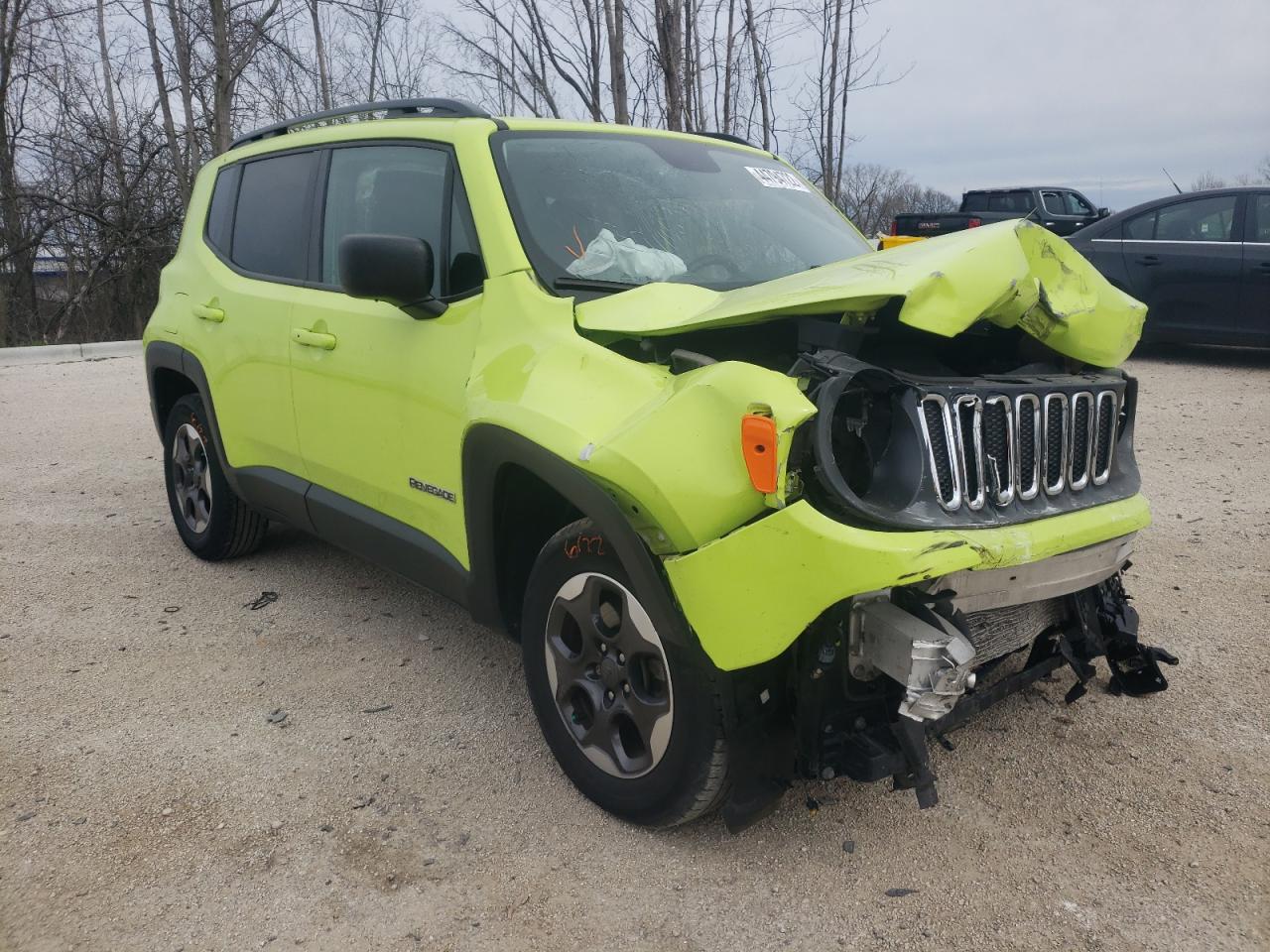 Photo 1 from auction – 2017 JEEP RENEGADE S with VIN ZACCJAAB3HPF92189