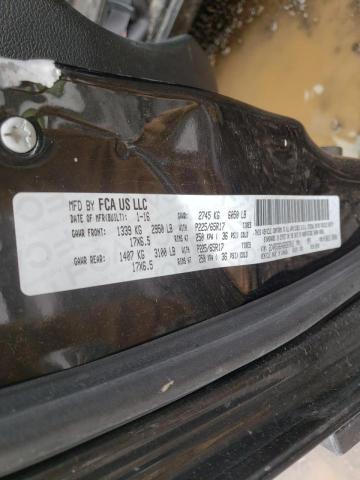 Photo 10 from auction – 2016 DODGE GRAND CARA with VIN 2C4RDGBG4GR267012