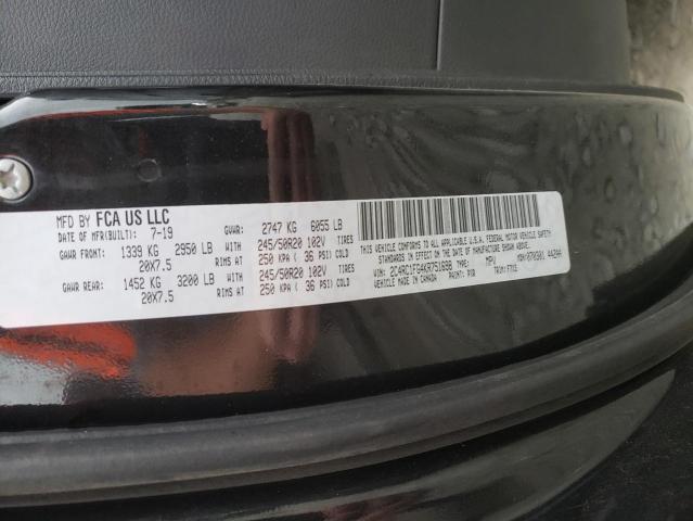 Photo 10 from auction – 2019 CHRYSLER PACIFICA T with VIN 2C4RC1FG4KR751698
