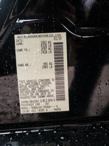 Photo 10 from auction – 2019 NISSAN ALTIMA S with VIN 1N4BL4BV2KC181965