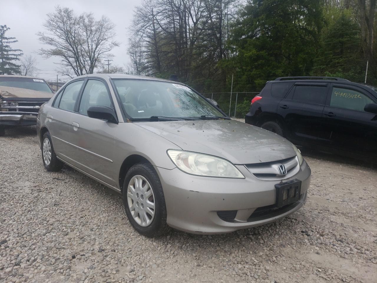 Photo 1 from auction – 2004 HONDA CIVIC LX with VIN 2HGES16554H620841