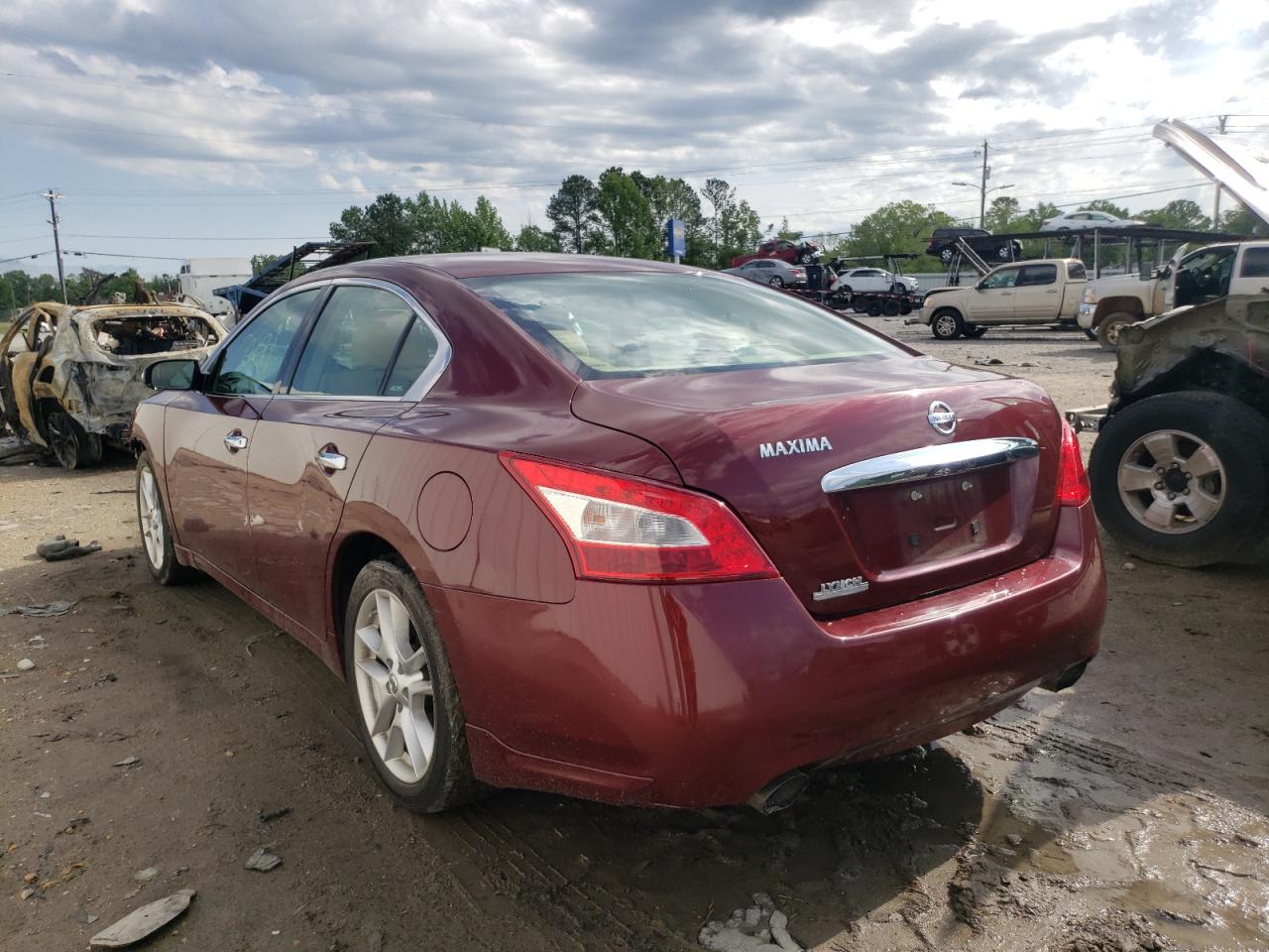 Photo 3 from auction – 2009 NISSAN MAXIMA S with VIN 1N4AA51E09C834702