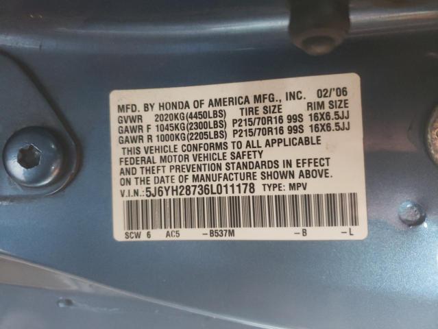 Photo 10 from auction – 2006 HONDA ELEMENT EX with VIN 5J6YH28736L011178