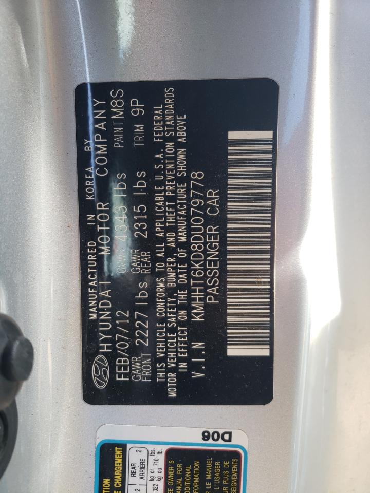 Photo 10 from auction – 2013 HYUNDAI GENESIS CO with VIN KMHHT6KD8DU079778
