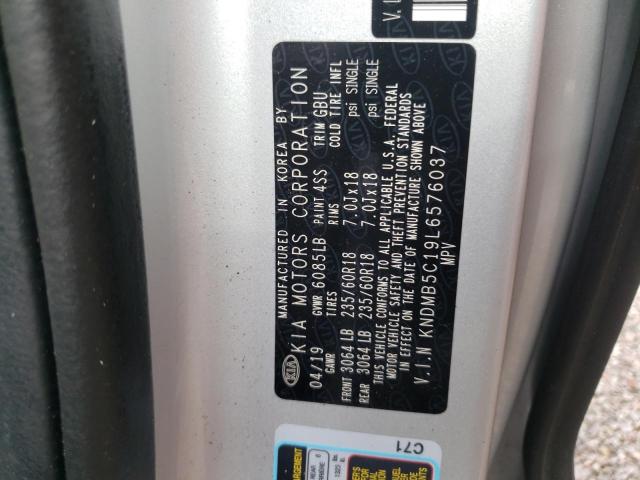 Photo 10 from auction – 2020 KIA SEDONA LX with VIN KNDMB5C19L6576037