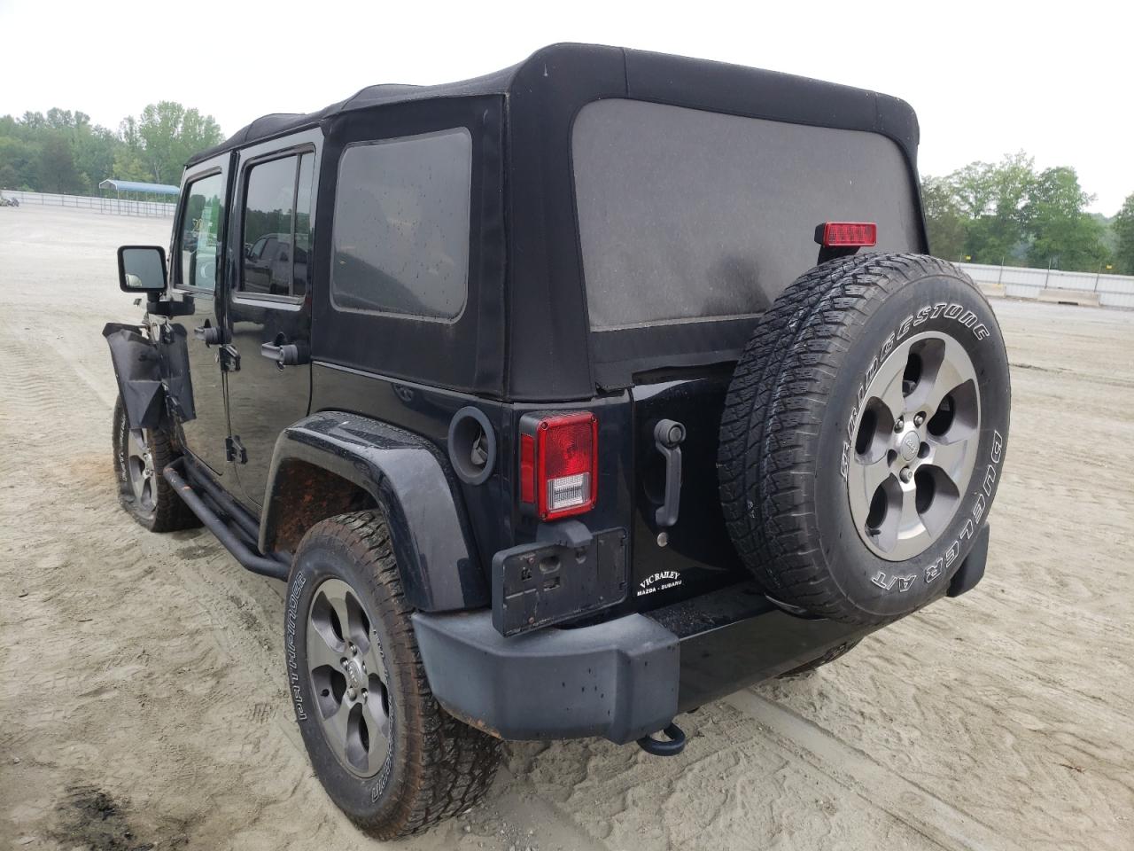 Photo 3 from auction – 2016 JEEP WRANGLER U with VIN 1C4BJWEG9GL345292