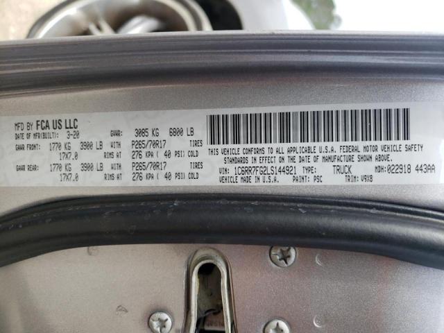 Photo 10 from auction – 2020 RAM 1500 CLASS with VIN 1C6RR7FG2LS144921