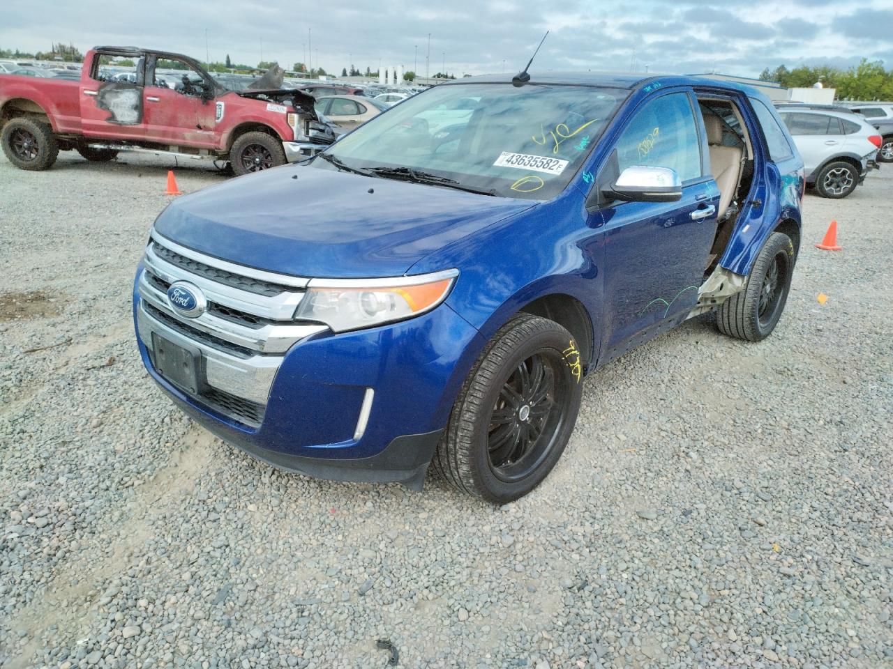 Photo 2 from auction – 2013 FORD EDGE SEL with VIN 2FMDK3JC6DBA32358