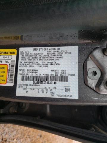 Photo 10 from auction – 2016 FORD FUSION SE with VIN 3FA6P0T9XGR132148