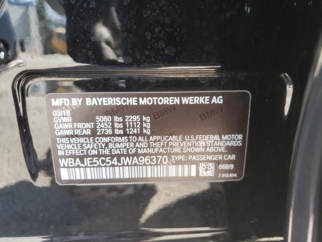 Photo 10 from auction – 2018 BMW 540 I with VIN WBAJE5C54JWA96370