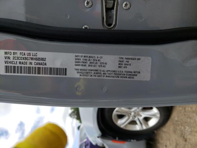 Photo 10 from auction – 2021 DODGE CHARGER SX with VIN 2C3CDXBG7MH605952