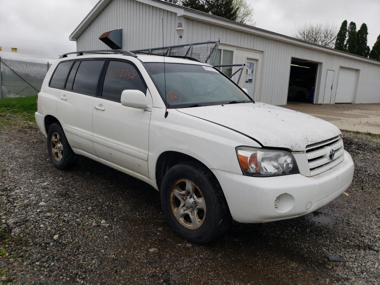 TOYOTA HIGHLANDER 2006 with VIN JTEGD21A660140922 - Photo from auction