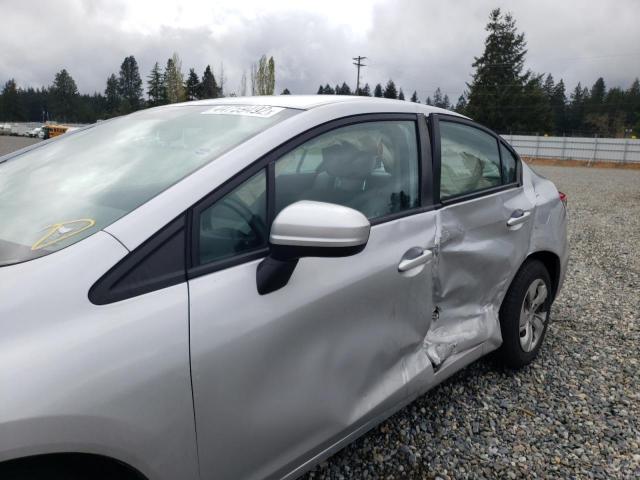 Photo 9 from auction – 2015 HONDA CIVIC LX with VIN 2HGFB2F54FH549578