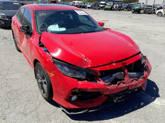 HONDA CIVIC EX 2020 with VIN SHHFK7H64LU201541 - Photo from auction