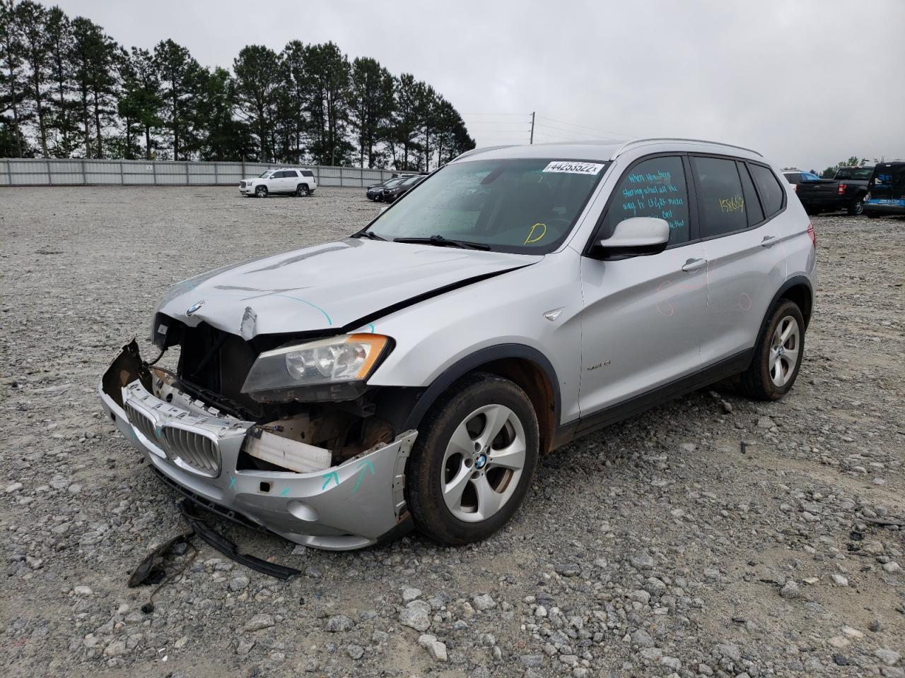 Photo 2 from auction – 2011 BMW X3 XDRIVE2 with VIN 5UXWX5C57BL714508