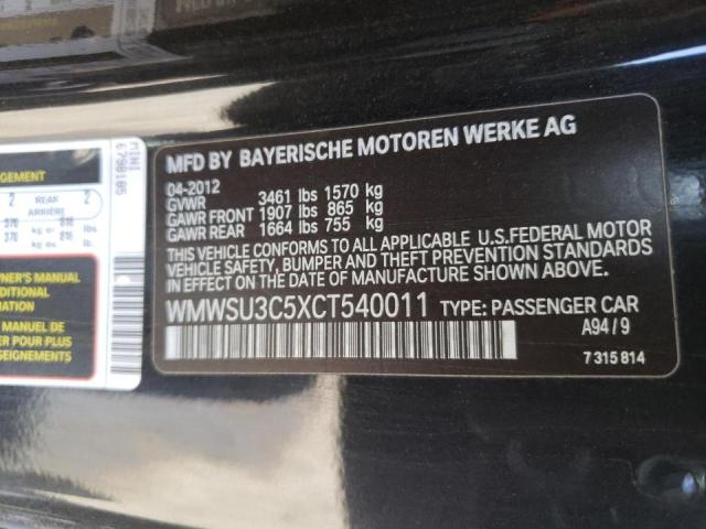 Photo 10 from auction – 2012 MINI COOPER with VIN WMWSU3C5XCT540011