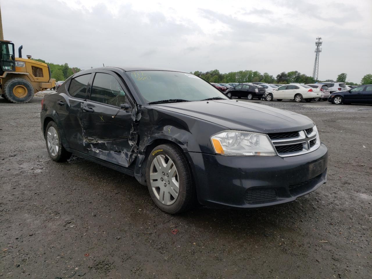 DODGE AVENGER SE 2013 with VIN 1C3CDZAB6DN682546 - Photo from auction