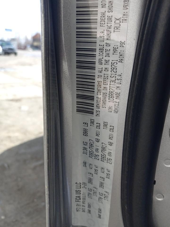 Photo 10 from auction – 2020 RAM 1500 CLASS with VIN 1C6RR7TT3LS129751
