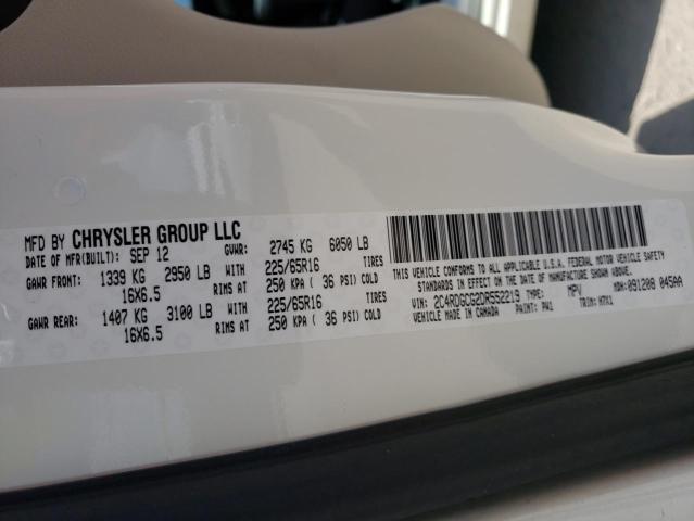 Photo 10 from auction – 2013 DODGE GRAND CARA with VIN 2C4RDGCG2DR552219