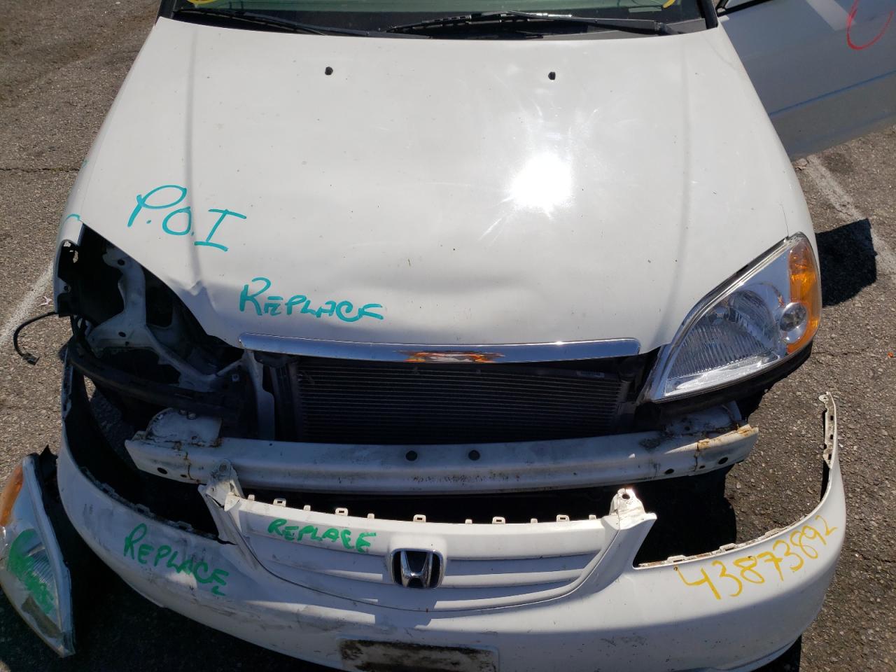 Photo 7 from auction – 2003 HONDA CIVIC EX with VIN 2HGES26733H516001