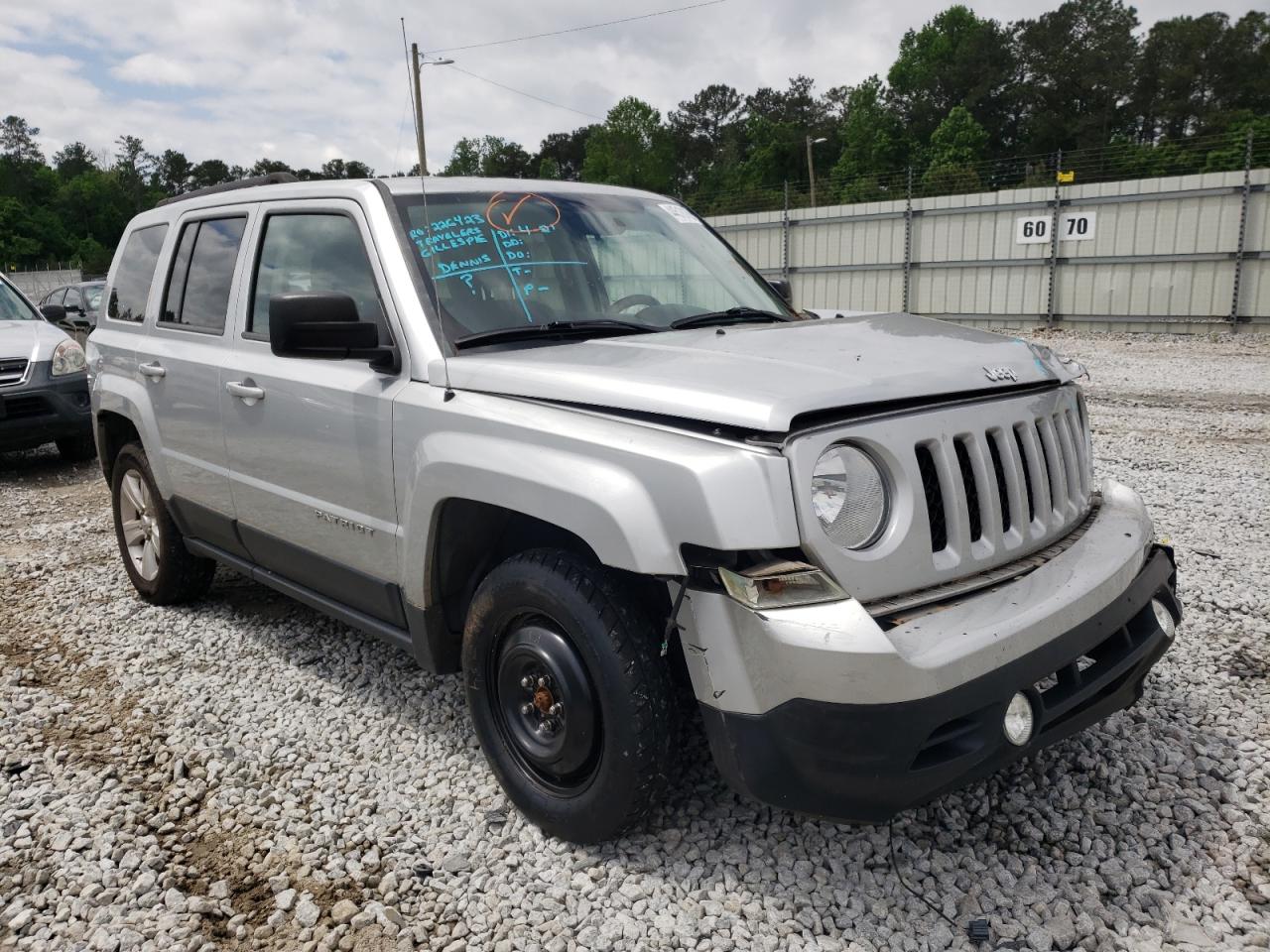 Photo 1 from auction – 2012 JEEP PATRIOT SP with VIN 1C4NJRBB7CD590247