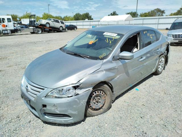 Photo 2 from auction – 2014 NISSAN SENTRA S with VIN 3N1AB7AP2EL637357