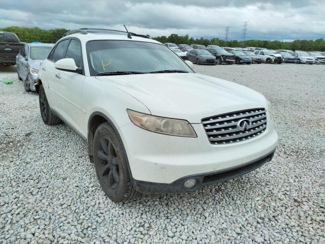 INFINITI FX35 2005 with VIN JNRAS08W25X205003 - Photo from auction