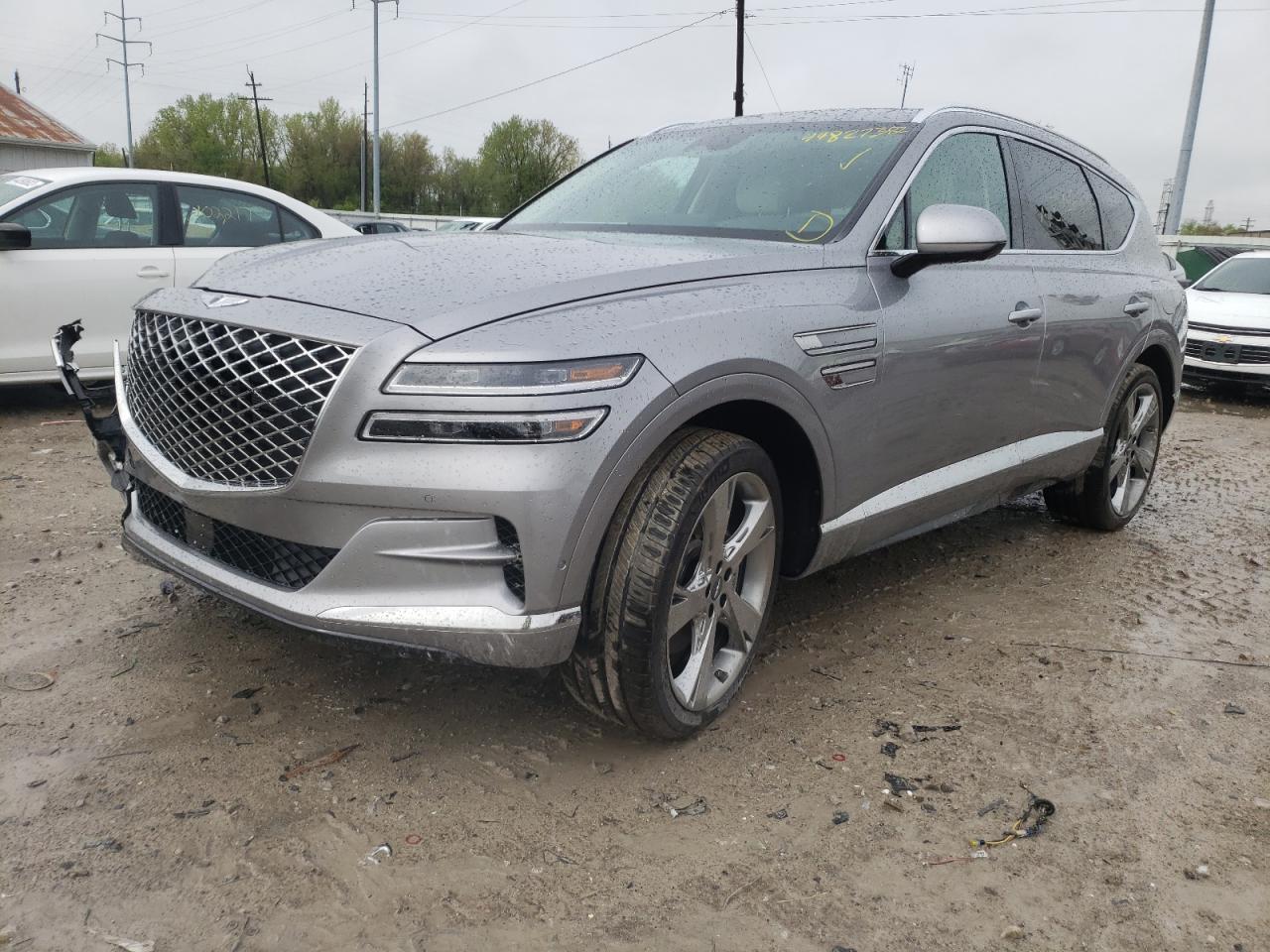 Photo 2 from auction – 2022 GENESIS GV80 BASE with VIN KMUHBDSB0NU080710