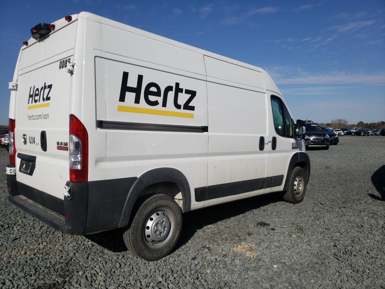 Photo 4 from auction – 2020 RAM PROMASTER with VIN 3C6TRVBG6LE113349