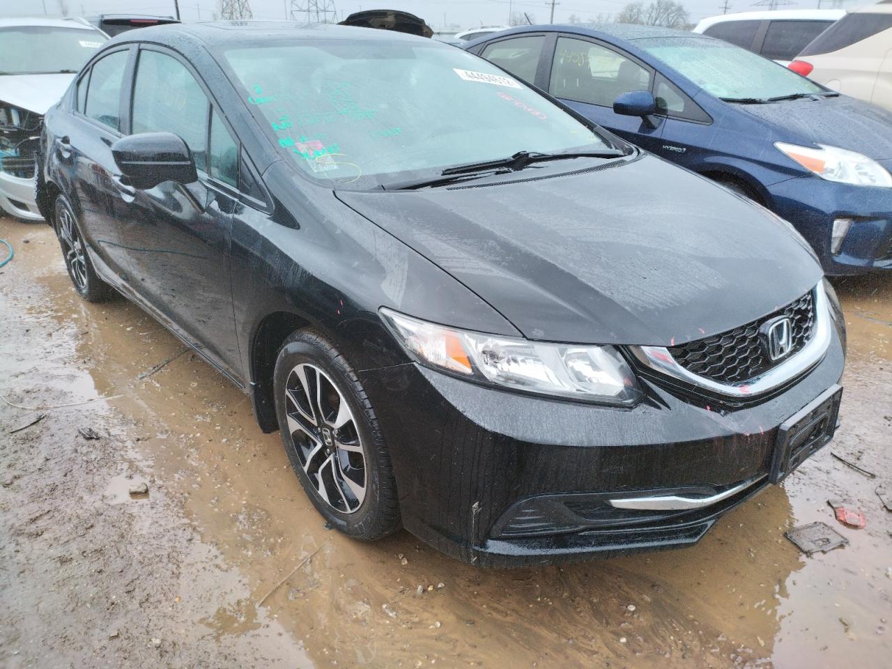 HONDA CIVIC EX 2014 with VIN 19XFB2F86EE034715 - Photo from auction