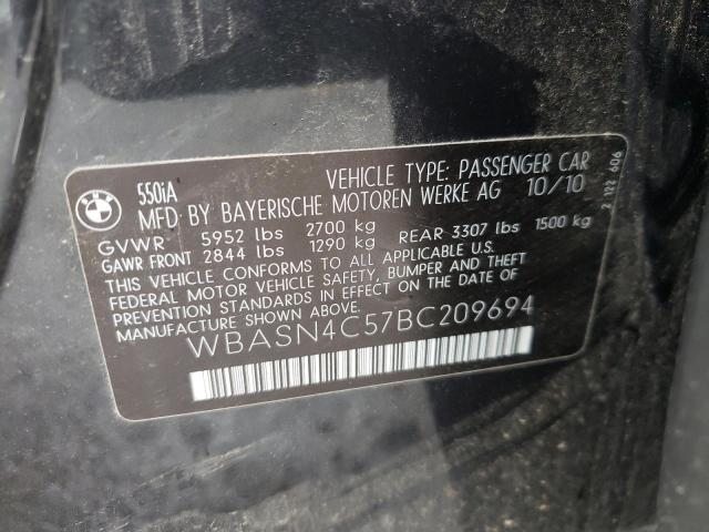 BMW 550 GT 2011 with VIN WBASN4C57BC209694 - Photo from auction