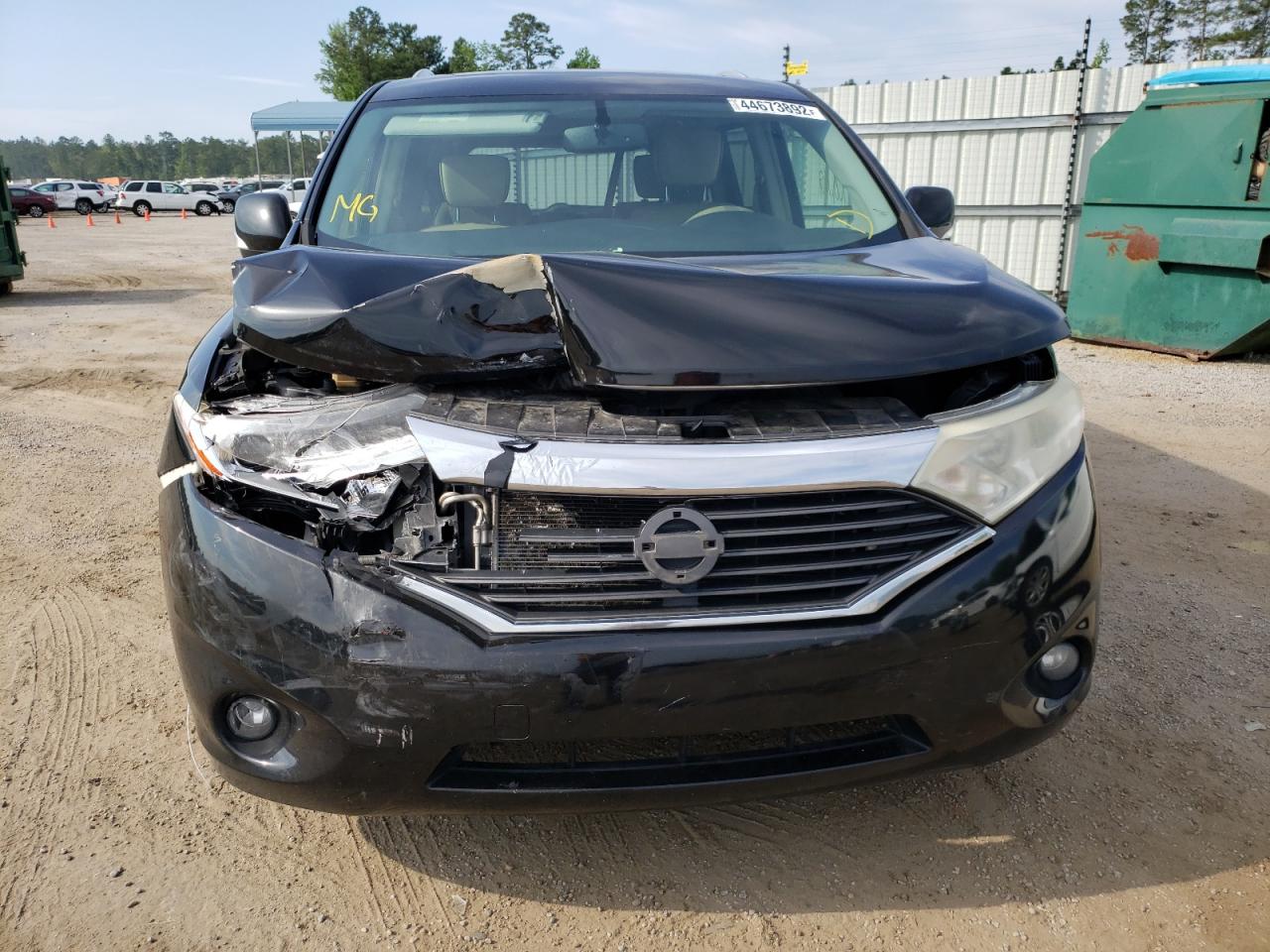 Photo 9 from auction – 2012 NISSAN QUEST S with VIN JN8AE2KP7C9038762