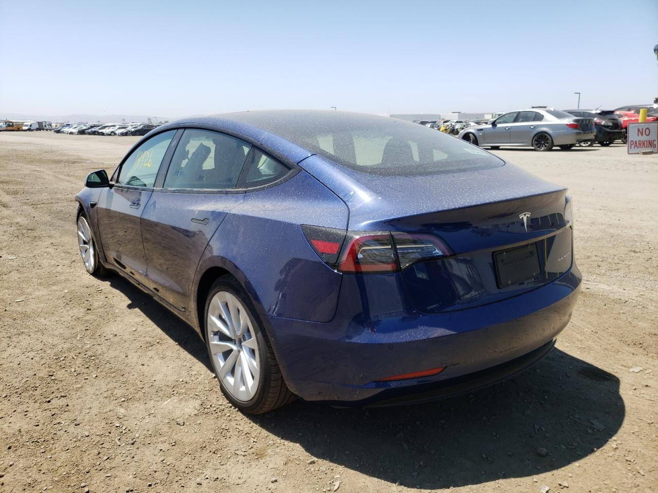 Photo 3 from auction – 2022 TESLA MODEL 3 with VIN 5YJ3E1EB9NF144802