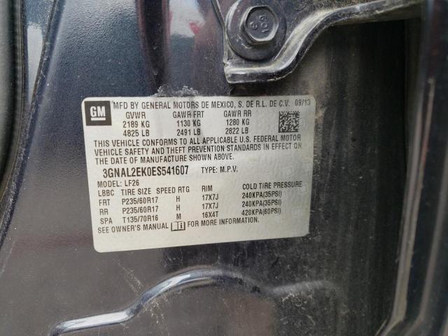 Photo 10 from auction – 2014 CHEVROLET CAPTIVA LS with VIN 3GNAL2EK0ES541607