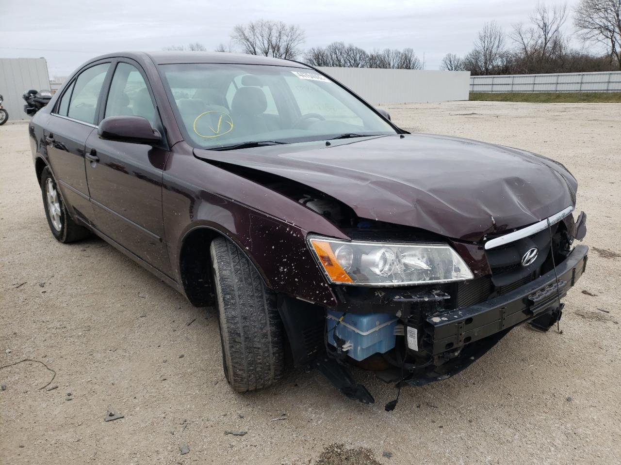 HYUNDAI SONATA GLS 2006 with VIN 5NPEU46F36H118455 - Photo from auction