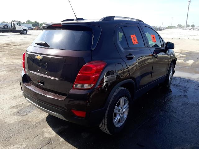 Photo 4 from auction – 2021 CHEVROLET TRAX 1LT with VIN KL7CJLSB0MB303247