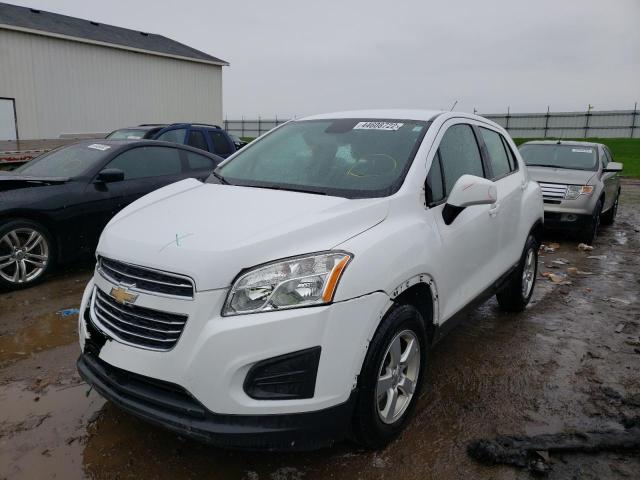 Photo 2 from auction – 2016 CHEVROLET TRAX LS with VIN 3GNCJNSB9GL266711