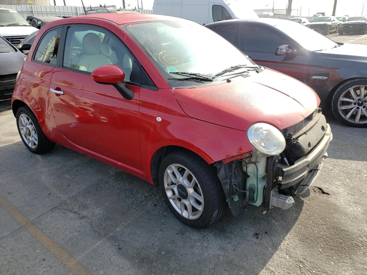 FIAT 500 POP 2012 with VIN 3C3CFFAR2CT112743 - Photo from auction