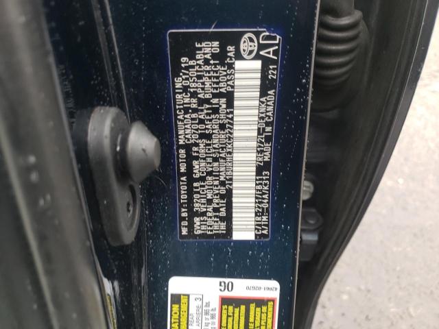 Photo 10 from auction – 2019 TOYOTA COROLLA L with VIN 2T1BURHEXKC227741