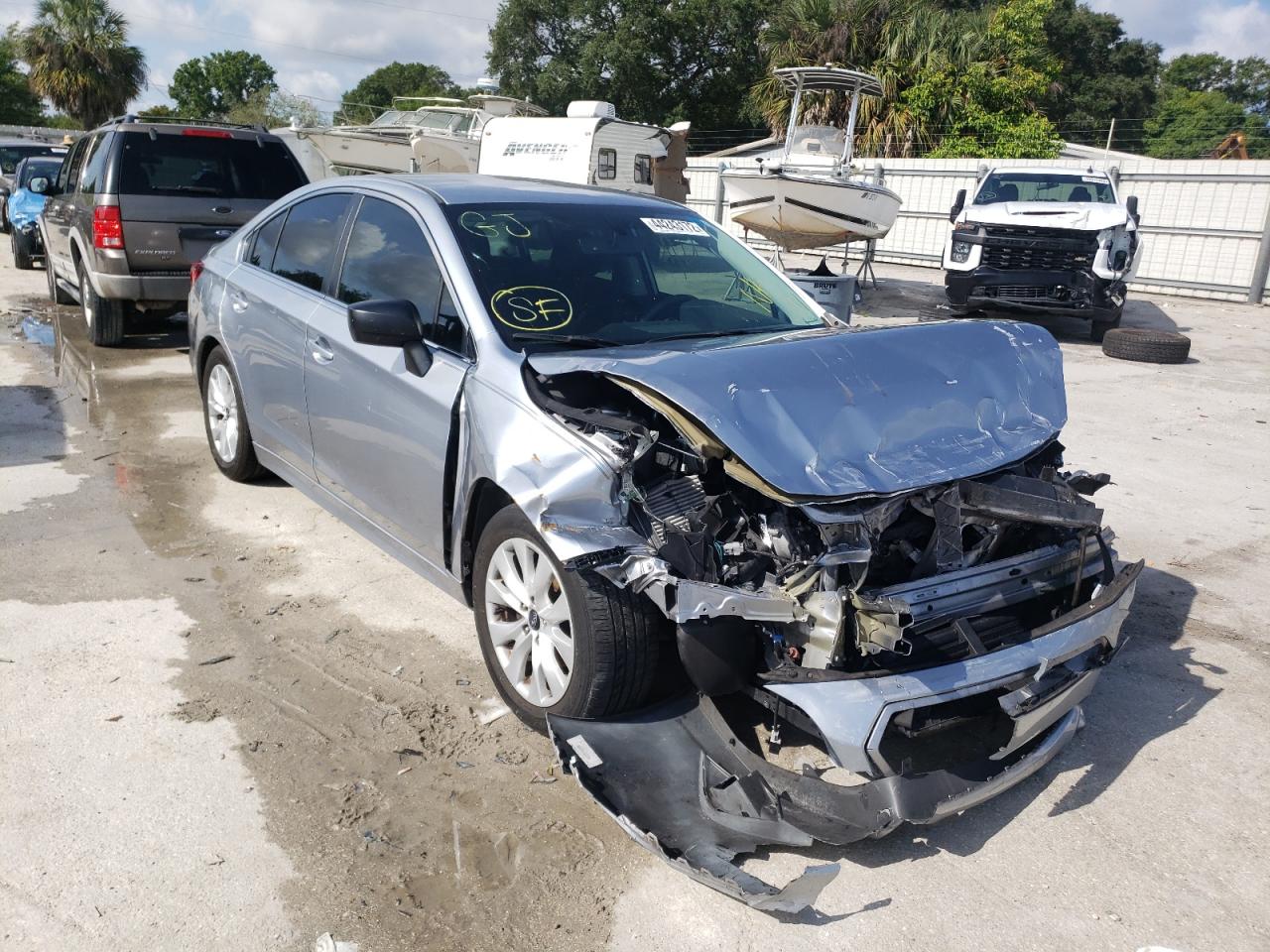 SUBARU LEGACY 2.5 2017 with VIN 4S3BNAB69H3061715 - Photo from auction