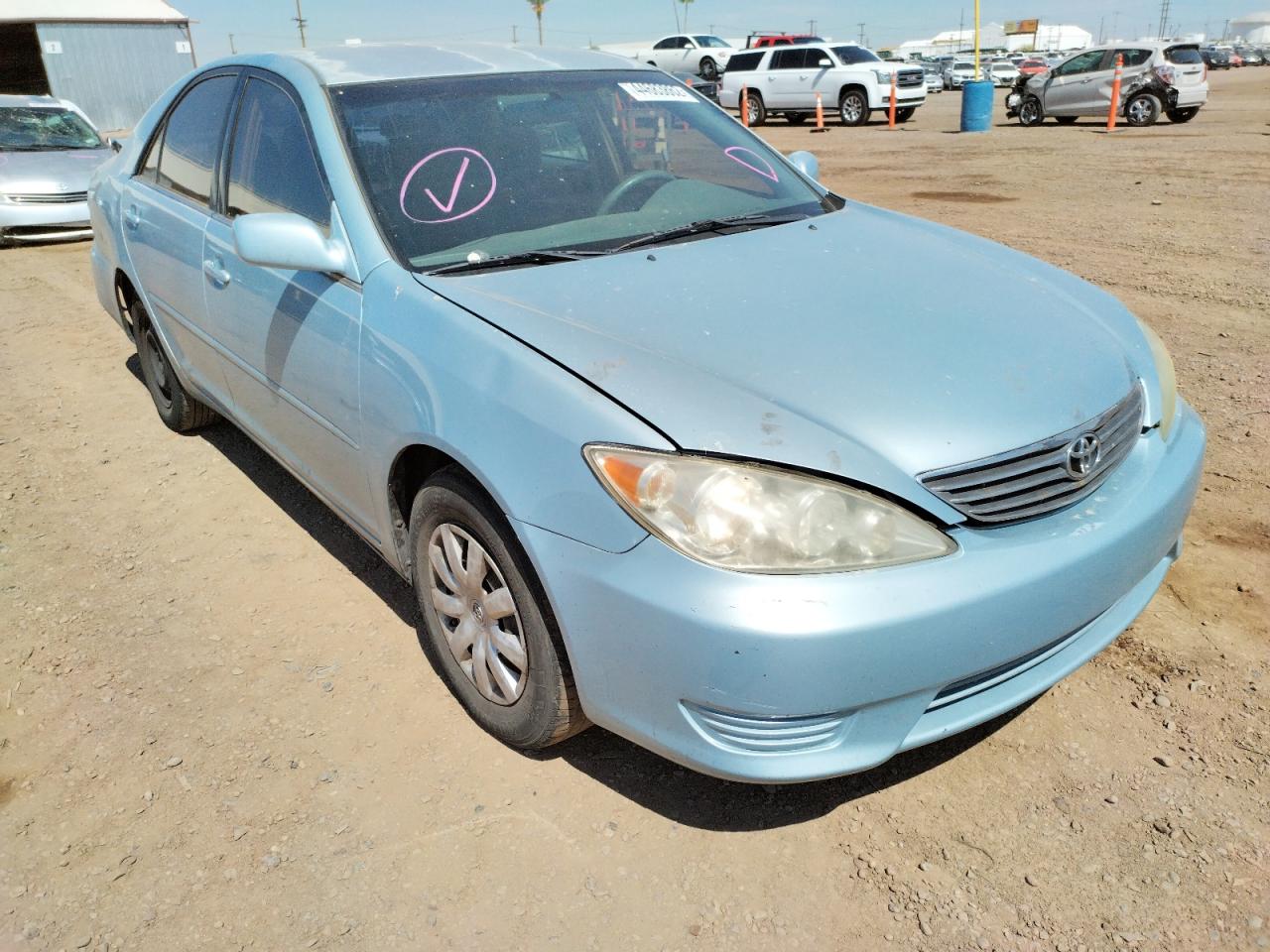 TOYOTA CAMRY LE 2005 with VIN 4T1BE32K05U583398 - Photo from auction