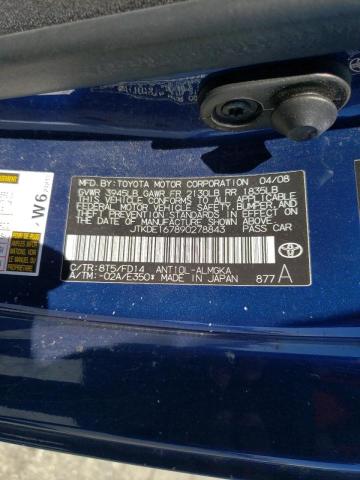 Photo 10 from auction – 2009 TOYOTA SCION TC with VIN JTKDE167890278843