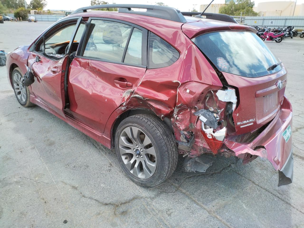 Photo 9 from auction – 2016 SUBARU IMPREZA SP with VIN JF1GPAP66G8249026