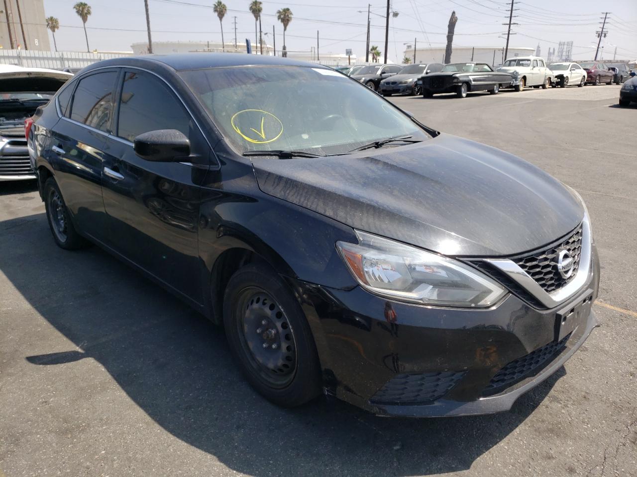 NISSAN SENTRA S 2018 with VIN 3N1AB7AP4JY309435 - Photo from auction