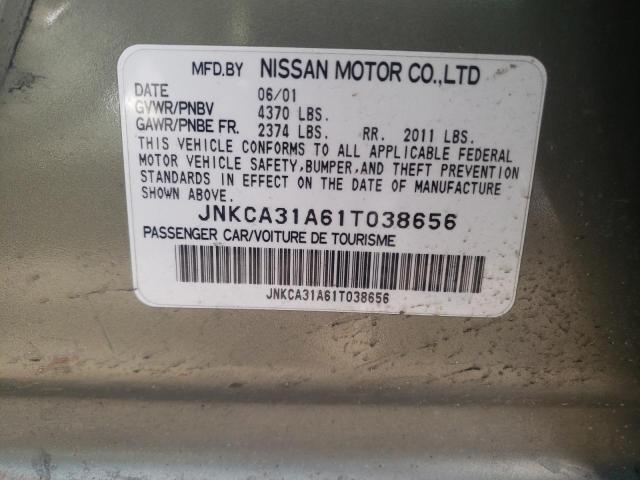 Photo 10 from auction – 2001 INFINITI I30 with VIN JNKCA31A61T038656